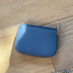 Blue wallet